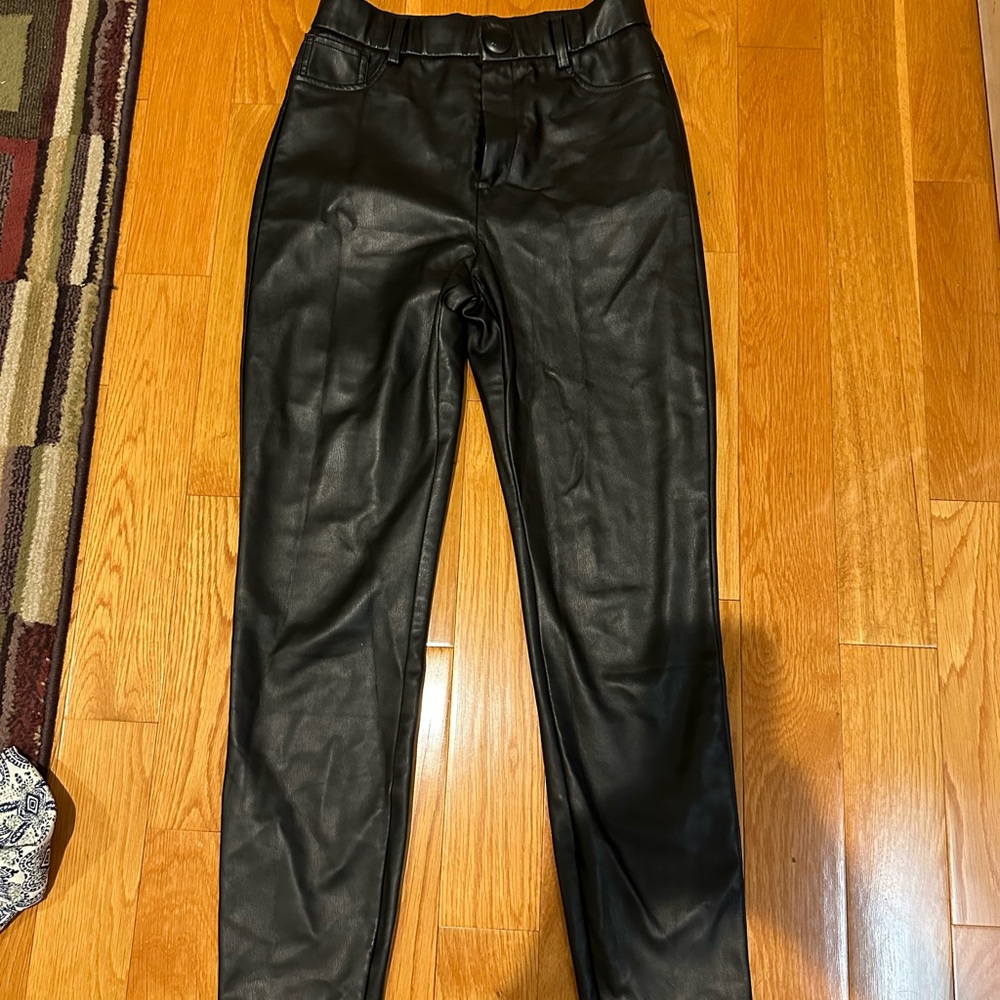 Zara leather pants